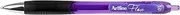 Artline, 187106, Flow Retractable Ballpoint Pen, 1mm, Purple, 12 Pack