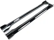 Car Side Skirt Extension Splitter A Pair Compatible for Jeep Grand Cherokee SRT/SRT8/Trackhawk 2012-2021 Plate Lip Bumper Winglet Body Kit(Glossy Black)