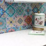 MINIATURE DOLLHOUSE 1:12 SCALE TILE - PAV.013 (ADHESIVE BACKING) 12" x 16"