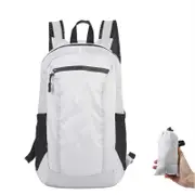 Nevenka 16L Ultra Lightweight Water Resistant Backpack for Hiking-Light Grey