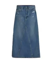 Levi's Iconic Maxi Skirt 24,25,26,27,28,29,30,31 Verified Vintage Skirt - Blue