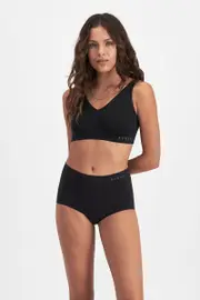 [Bonds] Bonds Women's Seamless Full Brief in Black Size: 16 16 Black