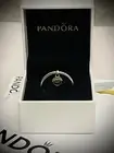 PANDORA Shine Two-Tone LOVED SCRIPT Ring 167823-60 Sz 9 NEW-RETIRED