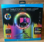10" Tabletop RGB Ring Light for Vlogging, Live Streaming and Social Media