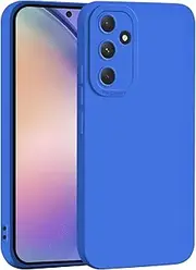 [WBWONE] Case for Samsung Galaxy A53 5G Case, Silicone Mobile Phone Case Ultra Thin Soft TPU Camera All Including Shockproof Protective Cover - Dark Blue