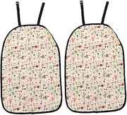 BESTonZON Car Seat Back Protectors 2pcs Anti-Kick Pad Covers for Suvs Easy Installation Durable
