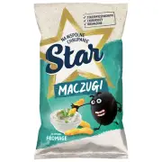 STAR CHIPS MAGUCZI - FROMAGE - MACES - 80G - CRUNCHY CORN CRISPY CHIPS - POLISH