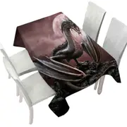 Scary Fantasy Art Darius Moon Dragon Tablecloth