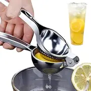 Lemon Squeezer Juicer- Stainless Steel Handheld Lime Juicers - Anti-Rust and Durable, Easy to Extract All Lemon/Citrus Juice, Suitable for Home, Bar, Etc