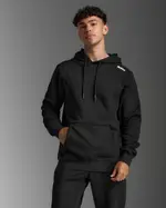 Aspire Pullover Hoodie, 2XU, XXL, Black/White, Male