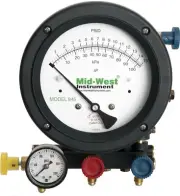 MIDWEST INSTRUMENT 845-5 Backflow Test Kit,5 Valves Brand New