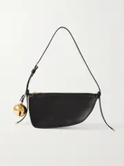 [Burberry] Burberry - Small Embellished Leather Shoulder Bag - Black - One size One size Black