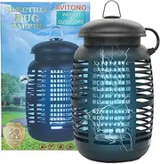 AVITONG Pro Bug Zapper for Outdoor & Attractant - Effective 4200V Electric Mosquito Zappers/Killer - Insect Fly Trap, Waterproof Indoor and Outdoor - Electronic Light Bulb Lamp for Backyard, Large