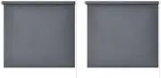 Roller Blinds Blockout Window Blinds 100% Blackout Commercial Quality Full Shading 60cmWx160cmD Dark Grey