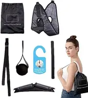 Neck Traction Device,Home Cervical Traction Unit - Ergonomic Soft Portable Support For Door Sleeping Shoulder Travel Exercise Workout Yoga Reading