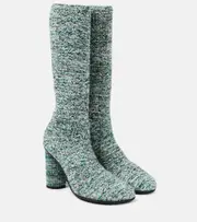 [Bottega Veneta] Bottega Veneta Atomic knitted knee-high sock boots AU 6 multicoloured