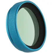 Haoge Metal Lens Hood with UV Filter for Fujifilm Fuji X100VI Camera Blue
