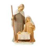 Enesco Foundations 6013086 SILENT NIGHT NATIVITY Resin Figurine