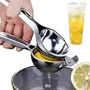 Lemon Squeezer Juicer- Stainless Steel Handheld Lime Juicers - Anti-Rust and Durable, Easy to Extract All Lemon/Citrus Juice, Suitable for Home, Bar, Etc
