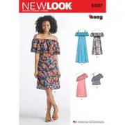 New Look Sewing Pattern 6507 N6507 Misses' Dresses and Top