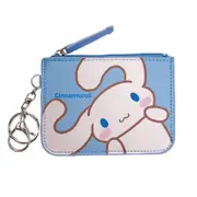 Catzon Cute Cartoon Small Wallet Short Coin Purses with Keychain Wallet for Girls and Women-Blue