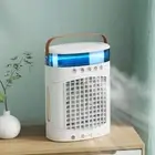 Tower Fan with Humidifying Feature Portable Desk Air Conditioner with LED Light