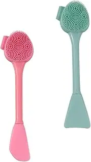 PLAFOPE Multi-function Face Cleansing Brush Set Face Mask Exfoliator Scrubber Silicone Brush Head for Gentle Cleaning
