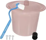 Plastic Spittoon Container Boys and Girls Bedpan Lid Portable Potty Training Toilet for Toddlers Leakproof Design Random