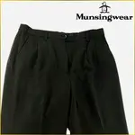 🇯🇵日本二手衣✈️企鵝 毛料 彈性長褲【女M】條紋 直筒褲 MUNSINGWEAR 企鵝牌 羊毛混紡 A633M