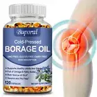 Borage Oil 1000mg - Support Hair, Skin & Nail Health,Boost Bone and Joint Health