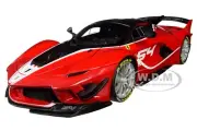 FERRARI FXX K EVO #54 MICHAEL LUZICH 1/18 DIECAST MODEL CAR BY BBURAGO 16908