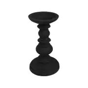 Maine & Crawford Kelli Mdf 20.5cm Taper Candle Holder - Matte Black