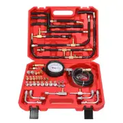 Fuel Pressure Tester Gauge Kit Gasoline Fuel Oil Injection Test V3Z9