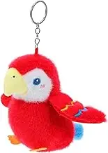 Cute Parrot Plush Keychain Soft Cartoon Bird Keyring for Lightweight Bag Accessory Animal Lovers for Backpacks and Keyrings