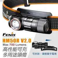 在飛比找PChome24h購物優惠-FENIX HM50R V2.0 高性能可充電多用途頭燈