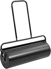 vidaXL Garden Lawn Roller - Iron & Steel Build, 63L Capacity, with Handle, Efficient Ground Aerator, Black