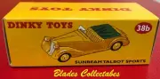 DINKY TOY 38b REPRO BOX ONLY, SUNBEAM TALBOT, ONE OF OUR "NEVERWAZZA" SERIES -