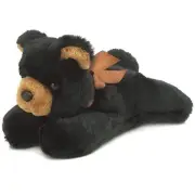 Bart Plush Toy Fluffy Stuffed Animal Cute Black Bear, 8 inch