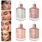 Face Highlighter Illuminator Cream Gloss Shimmer Glow Concealer Liquid Make Y7X8