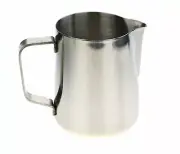 NEW 1.5 litre STAINLESS STEEL MILK FROTHING JUG Pitcher Steaming Metal Dairy Cre