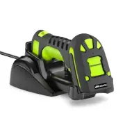 Upgraded 2D Industrial Barcode Scanner with Wireless Charging Stand Bluetooth Ne