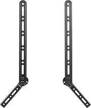 VIVO Universal Sound Bar Bracket Speaker Mount Above Or Below Wall Mounted TV, Fits 23 to 65 Inches (Mount-Spsb2)