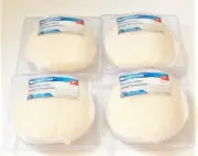 4 MASTERCRAFT 7" LAMBS WOOL POLISHING BUFFING BONNET DISC TIE ON PADS #274673