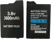 3600mAh Replacement Rechargeable Battery for Sony PSP Slim 2000/3000 Console