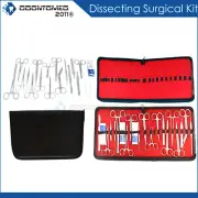 48 Pcs Biology Lab Anatomy Student Dissecting Dissection Kit With Scalpel Blade