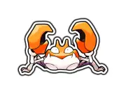 Krabby Waterproof Vinyl Sticker Decal Die-Cut
