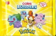 pokemon coles builders bulk lot 41 packets all sealed