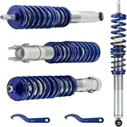 Adjustable Height Coilovers,Compatible WithVW MK2 / MK3 GOLF & JETTA Shocks Struts Coilovers Shock Assembly Absorber Spring Struts