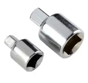 (2-pc) 1/2 to 3/8 SOCKET REDUCER ADAPTERS IMPACT - Chrome NEW