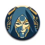Avatar: The Legend of Korra - Amon 1.25" Rd Pinback Button (Pin Approx. 32mm)